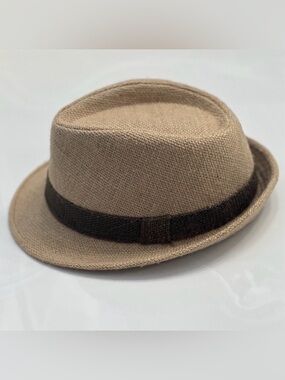 Brown Fedora Hat for Kids (2–6 Years) 20” Circumference. Unisex by Dantiya